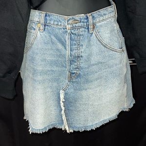 Free people Denim Skirt